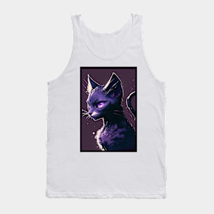 Purple Kitty Tank Top